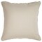 Homeroots Set of Two Cream Geometric Cotton Throw Pillow With Texture, 2PK 554573 - alternate 3