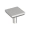 Amerock Chamfered Edge 1-1/16 inch (27mm) Length Polished Chrome Cabinet Knob, 25PK 25VMP3702826 - alternate 1