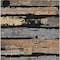 Homeroots 8' X 10' Black Gold And Brown Striped Washable Indoor Outdoor Area Rug 616643 - alternate 8
