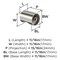 Amerock Whistle 11/16 inch (18mm) Diameter Satin Nickel Cabinet Knob, 10PK 10VMP37026G10 - alternate 3