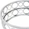 Homeroots 14in Silver Round Metal Geometric Vanity Tray 274454 - alternate 4