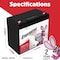Energizer EN55-12IT, 12 Volt 55 Amp Hr, Long Lasting Sealed Lead Acid AGM Rechargeable Battery EN4098468 - alternate 6