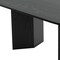 Homeroots 79" Black Solid Wood Sled Base Oval Dining Table 712192 - alternate 3