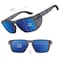Ergodyne Translucent Smoke Frame Blue Mirror Lens Safety Glasses, AFAS Polarized Mirrored Lenses SIXTEN-AFASPM - alternate 5
