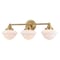 Vaxcel Eastgate 3-Light Bathroom Light, Gold W0560 - alternate 1