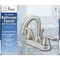 Home Impressions Brushed Nickel 2-Handle Lever 4'' Centerset Bathroom Faucet with Pop-Up F5111100NP-JPA1 - alternate 2