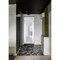 Vdomdoors Front Exterior Prehung FiberGlass Door Frosted Glass / Manux 8102 White Silk / Transom Window / Off MANUX8102EXD-WS-W36 x H80+14-RH - alternate 3