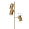 Homeroots 65" Brass Three Light Tree Floor Lamp With Brass Metal Cylinder Shade 523592 - alternate 7