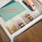 Martha Stewart Brody 3 Pack Stack and Slide Plastic Tray Office Desktop Organizer, 3 x 3.75 BE-PB4517-3-CLR-MS - alternate 8