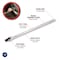 Performance Tool 1/2 Dr. Pry Bar, 18 in. Flex Handle, Chrome Vanadium W32127 - alternate 3