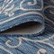 Jonathan Y Charleston Vintage Filigree Textured Weave Navy/Gray 2 ft. x 8 ft. Indoor/Outdoor Runner Rug SMB106D-28 - alternate 4