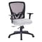 We'Re It Zapp Series Black Mesh Back Adjustable Task Chair with Seat Slide, Grey Fabric Seat and Black Frame OFD501F-GRY - alternate 1