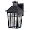 Vaxcel Garfield Park Aluminum Matte Black Motion Sensor Dusk to Dawn Outdoor Wall Light T0781 - alternate 1