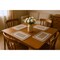 Homeroots 19" Set of Four Natural And Ivory Geometric Braided Jute Placemats 534183 - alternate 1