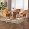 Bali & Pari Wistan Natural Rattan Dining Set 262-14154-13945-ZORO - alternate 7