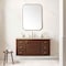 James Martin Vanities Amberly 48" Single Vanity, Mid-Century Walnut, w/ 3 CM Tajnar Eclos Top 670-V48-WLT-3TJR - alternate 6