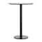 Flash Furniture 31.25" RND Tabletop, Seamless Surface Technology, White Faux Marble, 18" Round Black Bar Height Base ST-RD31-WHMAR-TR18B-GG - alternate 6