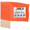 Jrex Safety 18 in x 18 in Orange Warning/Safety Flag with 28 in Wood Staff, 12PK WF28-JR-12PK - alternate 1