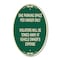 Signmission Reserved Parking Sign One Parking Space Per O, 12 In X 18 In Architectural, Heavy Gauge Aluminum A-OV-G-1218-23044 - alternate 1