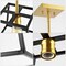 Jonathan Y Girard 9.25" 1-Light Farmhouse Industrial Iron LED Pendant, Black/Brass Gold JYL6509A - alternate 10