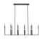 Z-Lite Gaultier Matte Black+Modern Gold 10 Light Linear Chandelier 6100-10L-MB - alternate 7