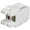 Startech.Com 180 Cat 6 Keystone Wall Jack - White C6KEY110SWH - alternate 2