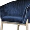 Homeroots 28" Blue And Brown Velvet Arm Chair 576847 - alternate 7