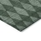 Homeroots 10' X 14' Olive Green And Charcoal Geometric Washable Indoor Outdoor Area Rug 577078 - alternate 7