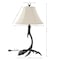 Jonathan Y Antler 27.5" Rustic Resin LED Table Lamp, Black JYL6305C - alternate 7
