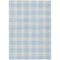Homeroots 5' X 8' Sky Blue And Gray Plaid Washable Indoor Outdoor Area Rug 595434 - alternate 7