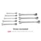 Capri Tools 120-Tooth Ultra-Smooth Reversible Ratcheting Wrenches Set, 5/16 to 3/4in., SAE, 8Pc w/ Mechanic's Tray CP15800-8ST - alternate 5