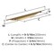 Amerock Current 6-5/16 inch (160mm) Center-to-Center Champagne Bronze Cabinet Pull, 10PK 10VMP37213CZ - alternate 4