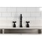 Kingston Brass Double-Handle Widespread Kitchen Faucet, Matte Black KB1790BEXLS - alternate 3