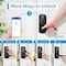 Wrightmaster 5 in 1 Corded Aluminum Smart Lock Deadbolt, Keyless Entry Door Lock with Fingerprint Digital, APP C ZR-06T-BK - alternate 8