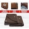Mytee Products 2Pc 12ft x 24ft Dark Brown 12oz Canvas Tarp with Grommets Canvas Tarps for Trucks, 2PK CT12-24-DBx2 - alternate 6