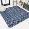 Jonathan Y Peralta Moroccan Diamond Navy 5 ft Square Indoor/Outdoor Area Rug IBZ103B-5SQ - alternate 1