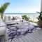 Homeroots 5' X 8' Purple And Lavender Abstract Washable Indoor Outdoor Area Rug 577164 - alternate 6