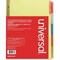 Universal One Index, Ext, 5Tab, Color, 6PK UNV21874 - alternate 1