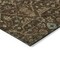 Homeroots 8' Chocolate Red And Green Round Floral Washable Indoor Outdoor Area Rug 604585 - alternate 6