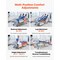 Vevor Premium 5 Function Full Electric Hospital Bed Medical Bed with Mattress YXZ-C5 - alternate 8