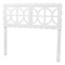 Baxton Studio Nansen Wood Headboard with Scalloped Frame, Full, White 265-14509-ZORO - alternate 1