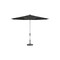Treasure Garden 11 ft Patio Umbella, aluminum, fiberglass ribs, outdoor, Coal UM841-SS 5489 Coal - alternate 1
