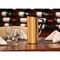 Service Ideas Slim 1.9-Liter Stainless Water Pitcher with Ice Guard in Vintage Gold X7025BSVGV2 - alternate 4