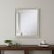 Homeroots 32" Silver Wood Accent Mirror 632765 - alternate 4
