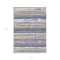 Homeroots 8' X 10' Purple Ivory And Beige Striped Washable Indoor Outdoor Area Rug 598923 - alternate 7