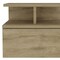 Homeroots 12" Beige Wood One Drawer Nightstand 529080 - alternate 7