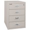 Fireking 4 Drawer, 1 Hr Fire, Vertical, 25" wide for Card Check & Notes Platinum 4-2536-CPL - alternate 1