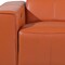 Homeroots 77in Orange and Brown Italian Leather Power Reclining Loveseat With Storage 720547 - alternate 5