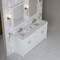 James Martin Vanities Bellshire 72" Dbl Vanity, Bright Wht, 3 CM Victorian Silver Silestone Top, FreePower Wireless Charger 660-V72-BW-FVSL - alternate 6