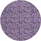 Homeroots 8' Purple Eggplant And Ivory Round Floral Washable Indoor Outdoor Area Rug 581920 - alternate 6